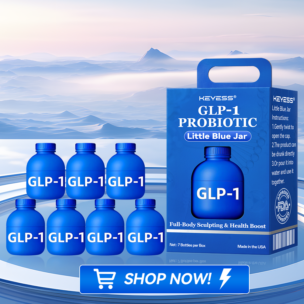 𝑲𝒆𝒚𝒆𝒔𝒔® 𝑮𝑳𝑷-1 𝑷𝒓𝒐𝒃𝒊𝒐𝒕𝒊𝒄 𝑭𝒖𝒍𝒍-𝑩𝒐𝒅𝒚 𝑺𝒄𝒖𝒍𝒑𝒕𝒊𝒏𝒈 & 𝑯𝒆𝒂𝒍𝒕𝒉 𝑩𝒐𝒐𝒔𝒕 𝑳𝒊𝒕𝒕𝒍𝒆 𝑩𝒍𝒖𝒆 𝑱𝒂𝒓 🌹