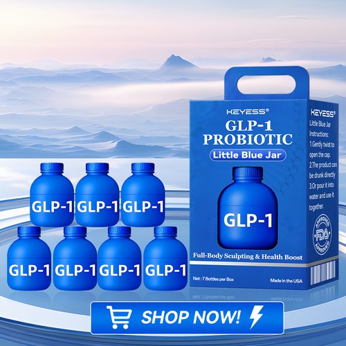 𝑲𝒆𝒚𝒆𝒔𝒔® 𝑮𝑳𝑷-1 𝑷𝒓𝒐𝒃𝒊𝒐𝒕𝒊𝒄 𝑭𝒖𝒍𝒍-𝑩𝒐𝒅𝒚 𝑺𝒄𝒖𝒍𝒑𝒕𝒊𝒏𝒈 & 𝑯𝒆𝒂𝒍𝒕𝒉 𝑩𝒐𝒐𝒔𝒕 𝑳𝒊𝒕𝒕𝒍𝒆 𝑩𝒍𝒖𝒆 𝑱𝒂𝒓 🌹