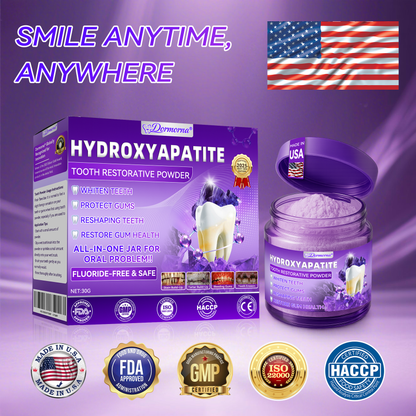 𝑫𝑜𝑟𝒎𝒐𝒓𝙣𝙖® 𝐻𝑦𝑑𝑟𝑜𝑥𝑦𝑎𝑝𝑎𝑡𝑖𝑡𝑒 𝑇𝑜𝑜𝑡ℎ 𝑅𝑒𝑠𝑡𝑜𝑟𝑎𝑡𝑖𝑣𝑒 𝑃𝑜𝑤𝑑𝑒𝑟🦷Treatment for dental caries, periodontal disease, tooth sensitivity, and oral cancer🏆