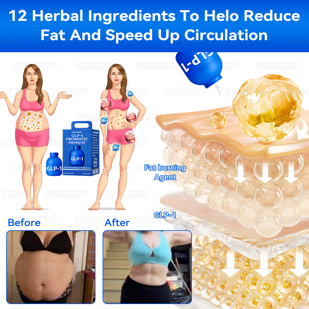 𝑲𝒆𝒚𝒆𝒔𝒔® 𝑮𝑳𝑷-1 𝑷𝒓𝒐𝒃𝒊𝒐𝒕𝒊𝒄 𝑭𝒖𝒍𝒍-𝑩𝒐𝒅𝒚 𝑺𝒄𝒖𝒍𝒑𝒕𝒊𝒏𝒈 & 𝑯𝒆𝒂𝒍𝒕𝒉 𝑩𝒐𝒐𝒔𝒕 𝑳𝒊𝒕𝒕𝒍𝒆 𝑩𝒍𝒖𝒆 𝑱𝒂𝒓 🌹