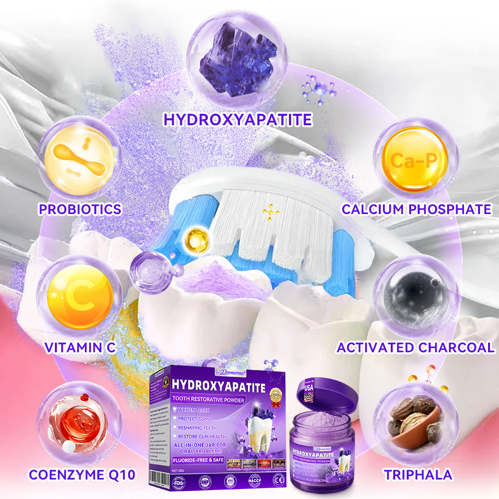 𝑫𝑜𝑟𝒎𝒐𝒓𝙣𝙖® 𝐻𝑦𝑑𝑟𝑜𝑥𝑦𝑎𝑝𝑎𝑡𝑖𝑡𝑒 𝑇𝑜𝑜𝑡ℎ 𝑅𝑒𝑠𝑡𝑜𝑟𝑎𝑡𝑖𝑣𝑒 𝑃𝑜𝑤𝑑𝑒𝑟🦷Treatment for dental caries, periodontal disease, tooth sensitivity, and oral cancer🏆