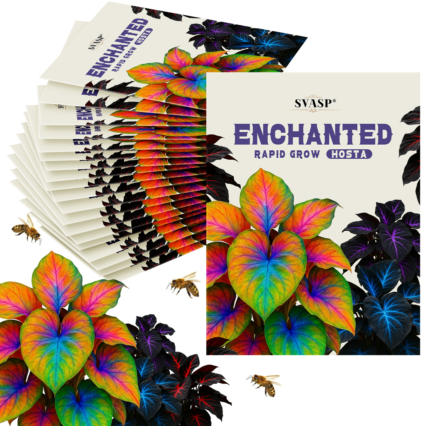 SVASP® Enchanted Rapid-Grow Hosta🌱#Cold-Resistant #Fast-Growing #Easy to Grow #Pest & Disease Resistant🌟